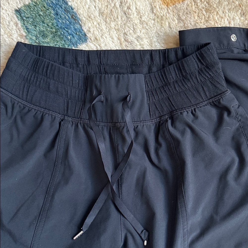 Reebok Black Athletic Wind & Water Resistant Pants - Picture 3 of 6